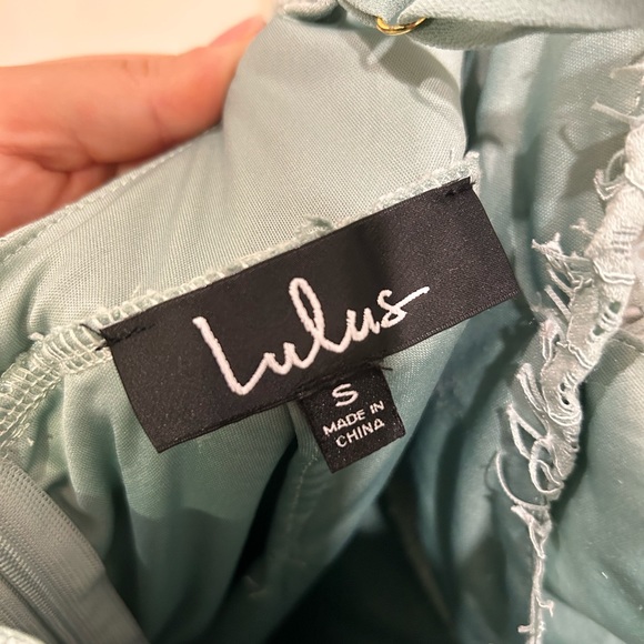 Women’s LuLu Lace Mint open back Size Small dress - Picture 5 of 5